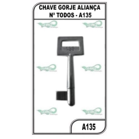 CHAVE GORJE ALIANÇA Nº TODOS - A135 (5U)